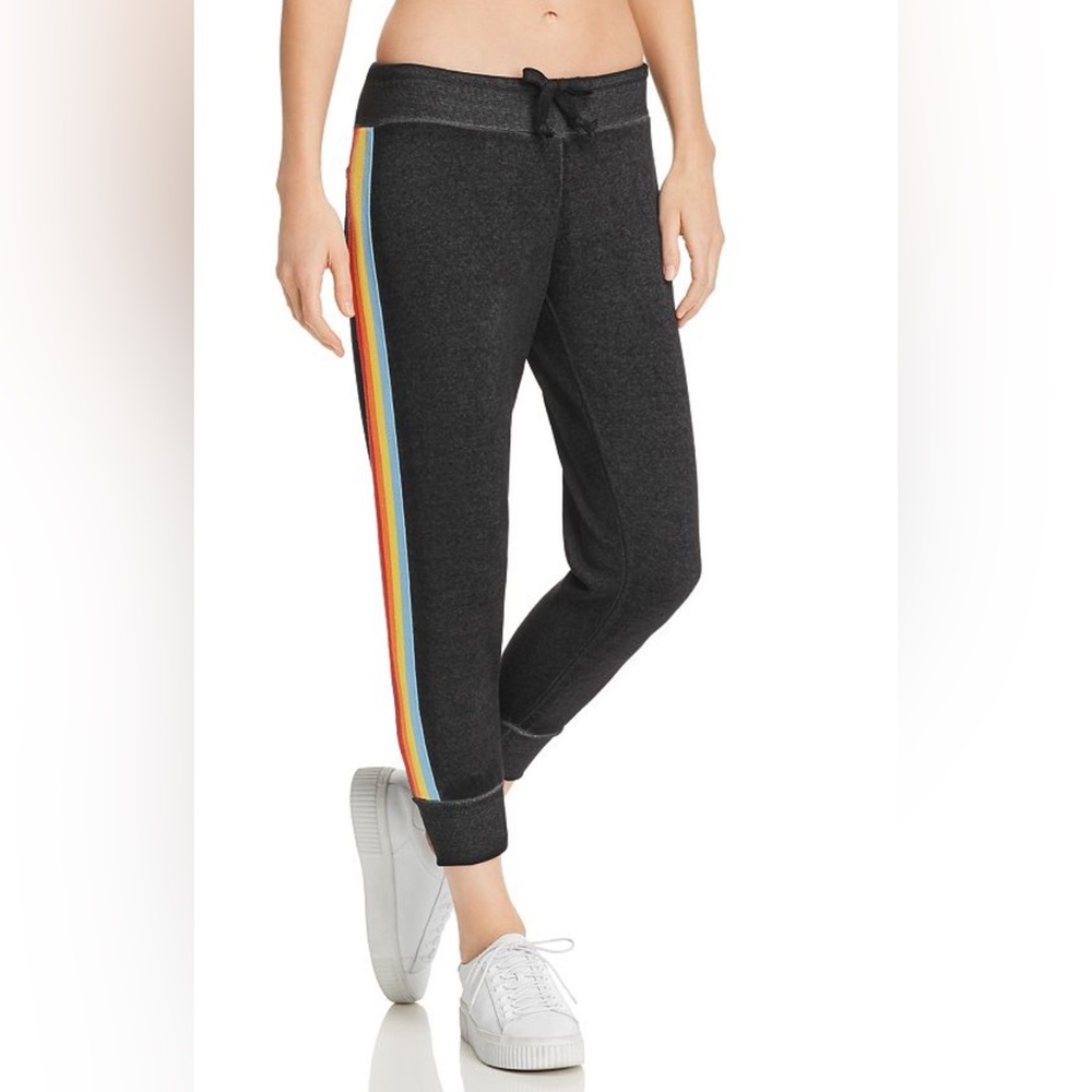 Vintage Havana 4 stripe rainbow joggers